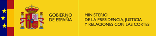Logo Gobierno de España Ministerio de la Presidencia, Justicia y Relaciones con las Cortes